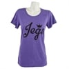 JEGS Juniors Script Logo Purple Frost T-Shirt