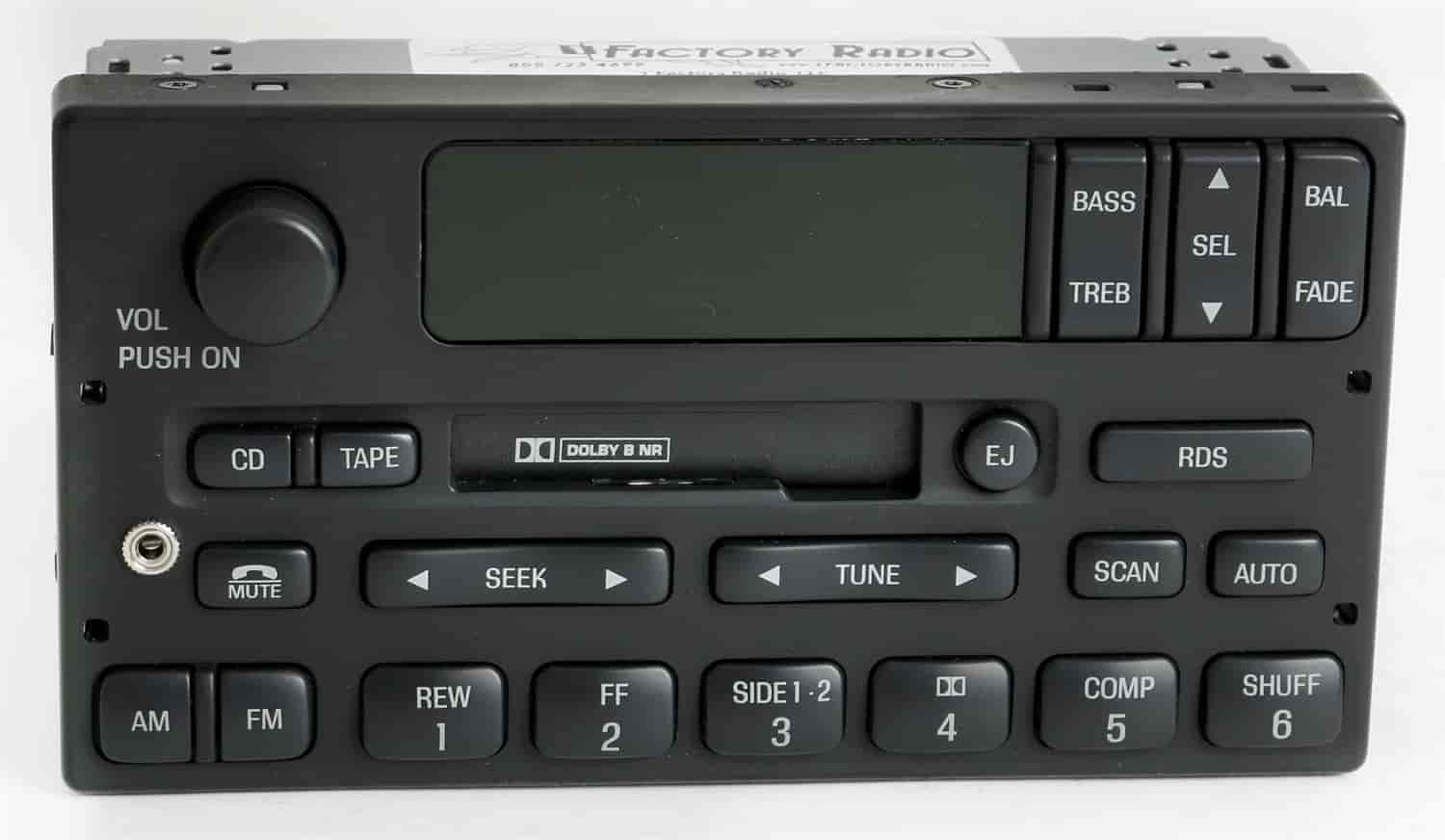 Replacement Radio w/Auxiliary Input for 1999-2007 Ford Crown Victoria
