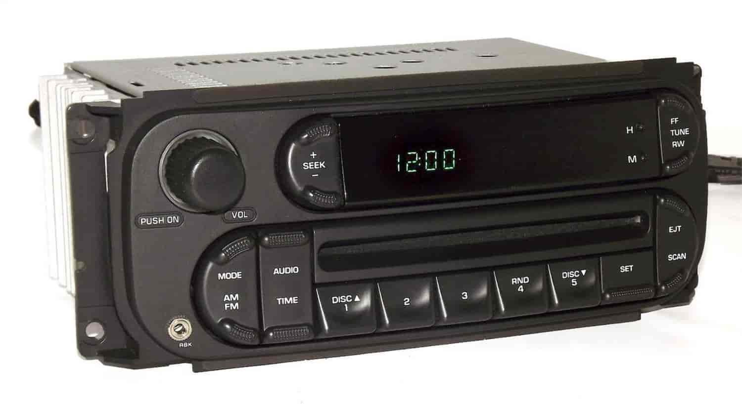 Replacement Radio w/Auxiliary Input for 2002-2007 Chrysler Sebring