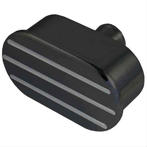 Valve Cover Breather Anodized Black/Ball Milled