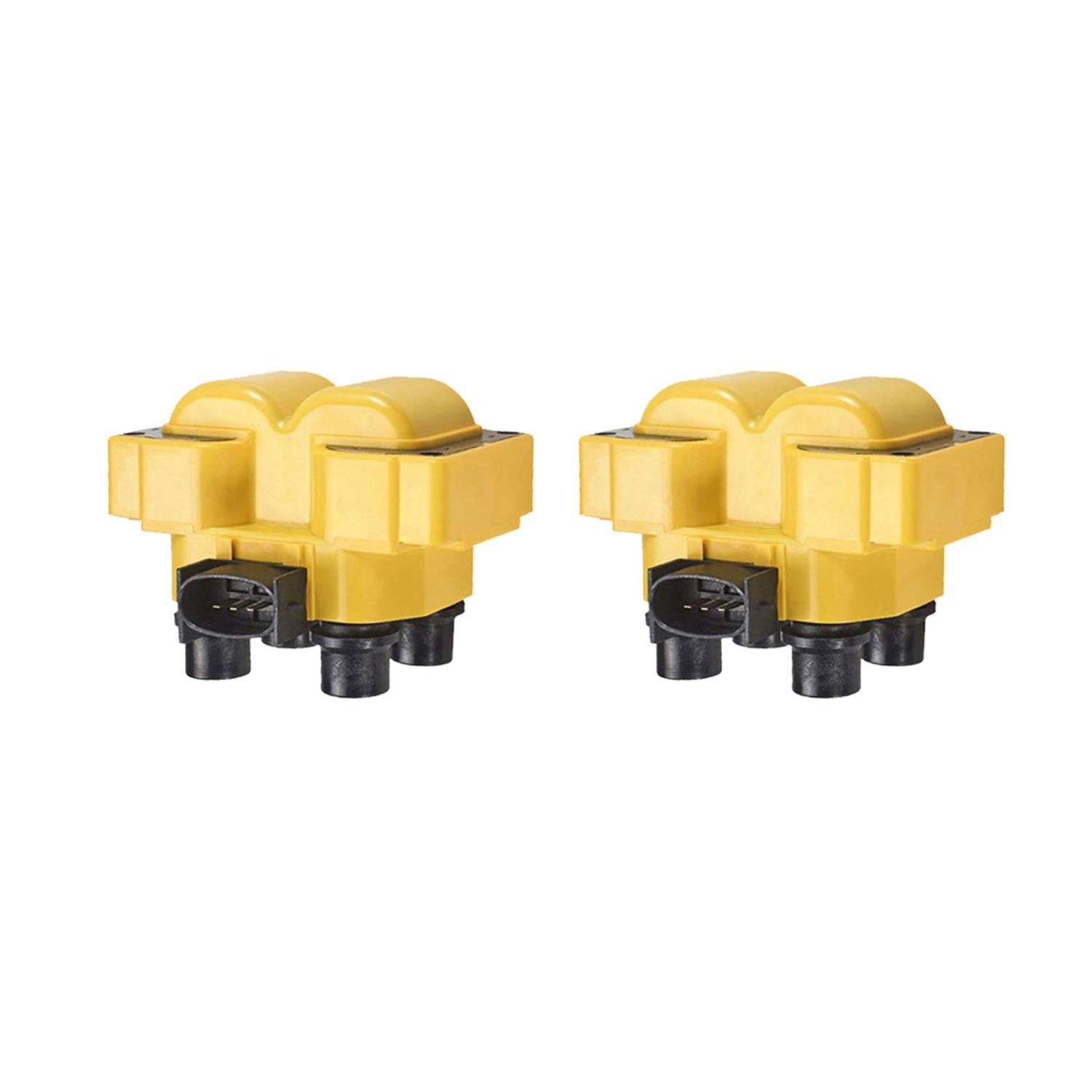 High-Performance Ignition Coils for Ford F-150/F-250, Lincoln Mercury [Yellow]