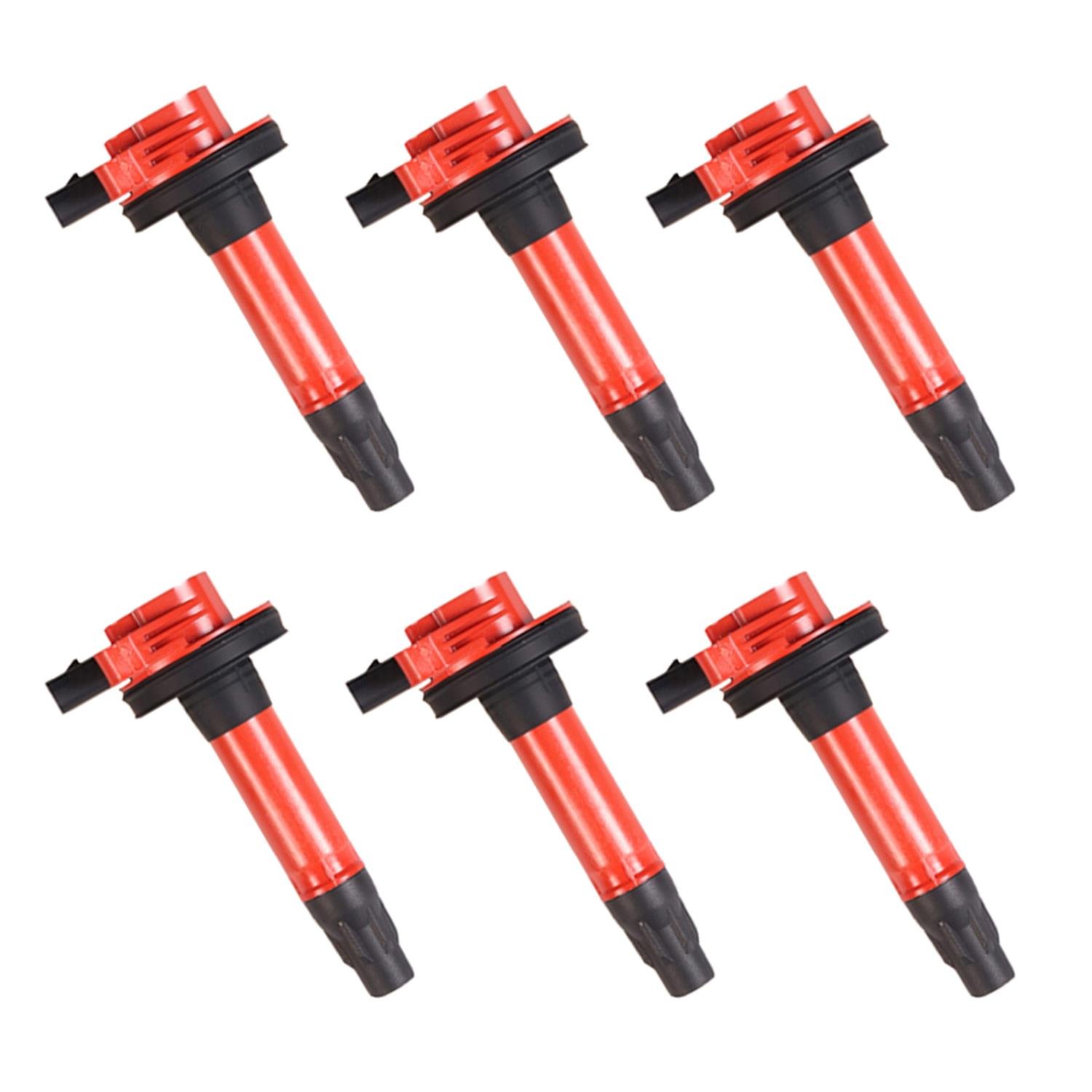 High-Performance Ignition Coils for Lincoln/Mazda 3.7L/3.5L V6 [Red]