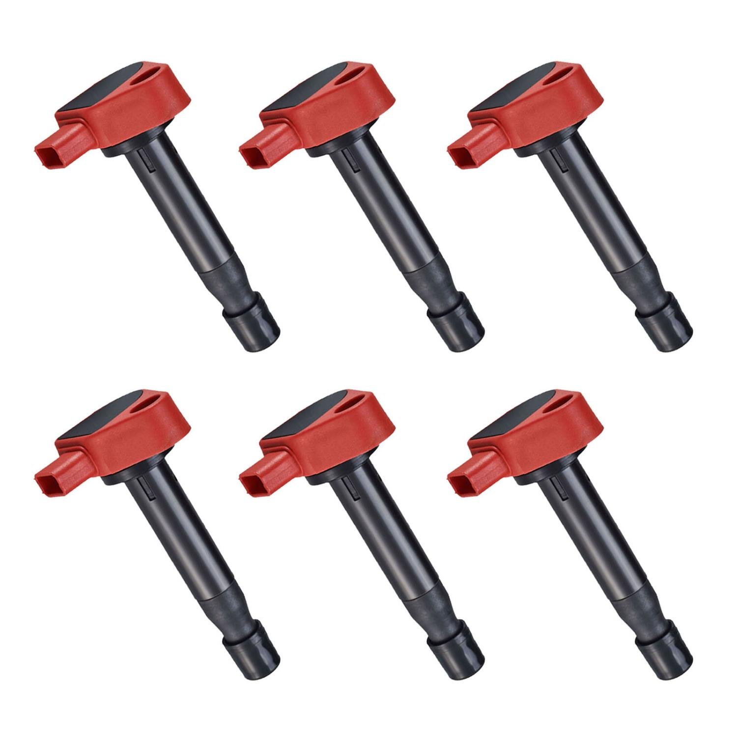 High-Performance Ignition Coils for Acura TL, Honda Accord 3.0L V6 [Red]