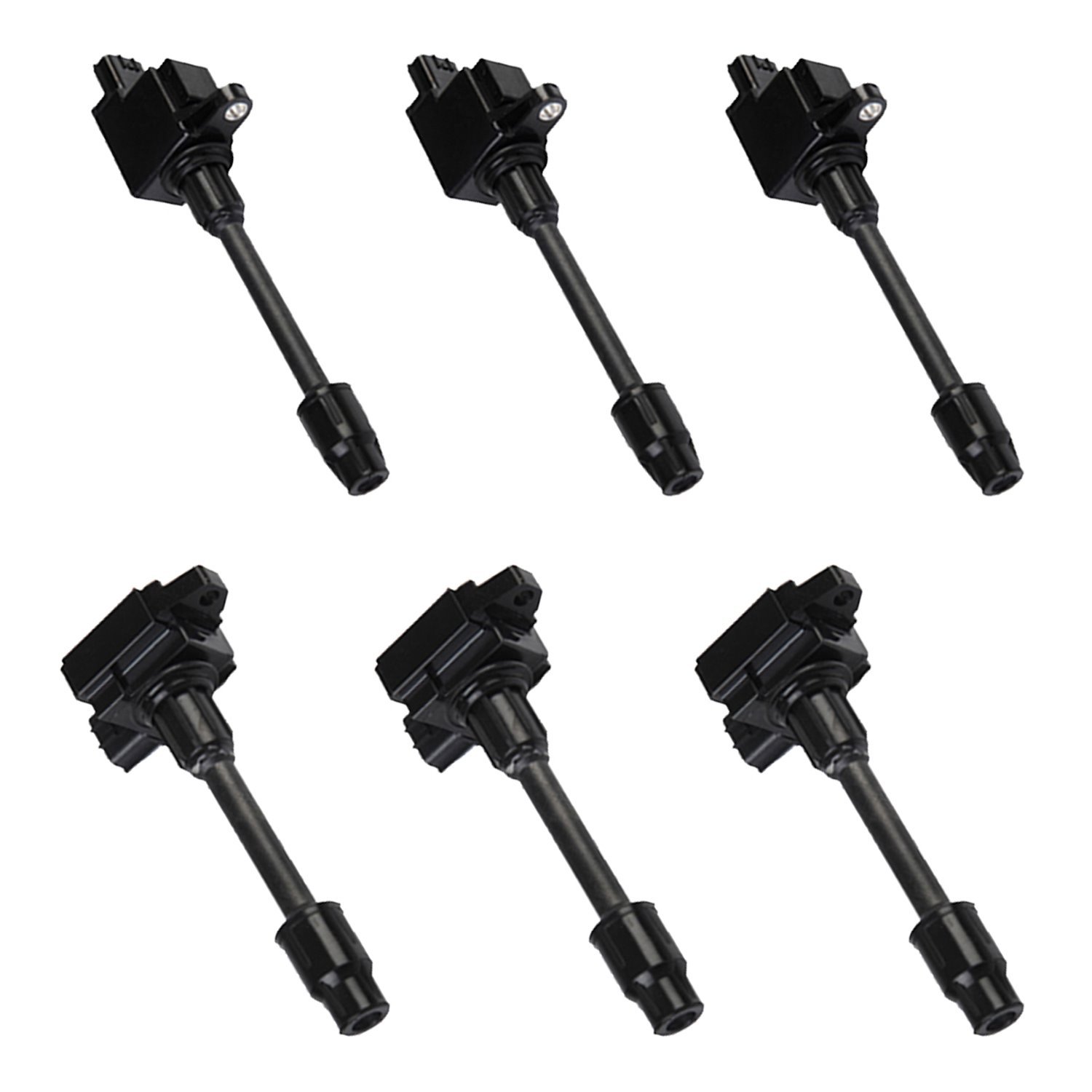 OE Replacement Ignition Coils for 2000-2001 Infiniti I30, Nissan Maxima V6 3.0L [Black]