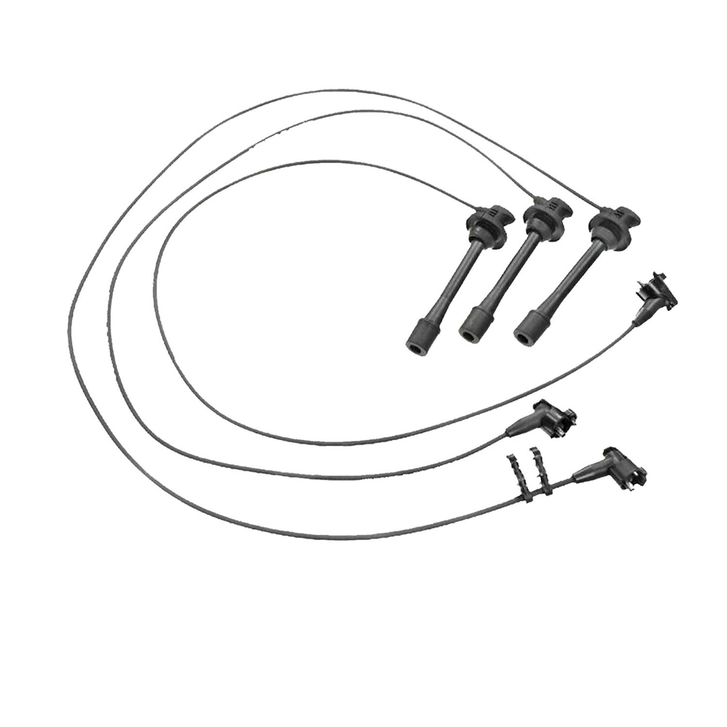 OE Replacement Spark Plug Wire Set for 1995-04 Toyota T100/Tacoma 3.4L, 2000-04 Toyota Tundra 3.4L, 1996-02 Toyota 4Runner 3.4L