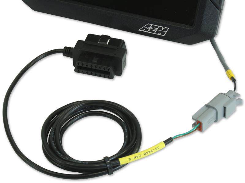 CD Carbon Digital Dash Plug-and-Play Adapter Cable to OBD II Port Adapter Harness