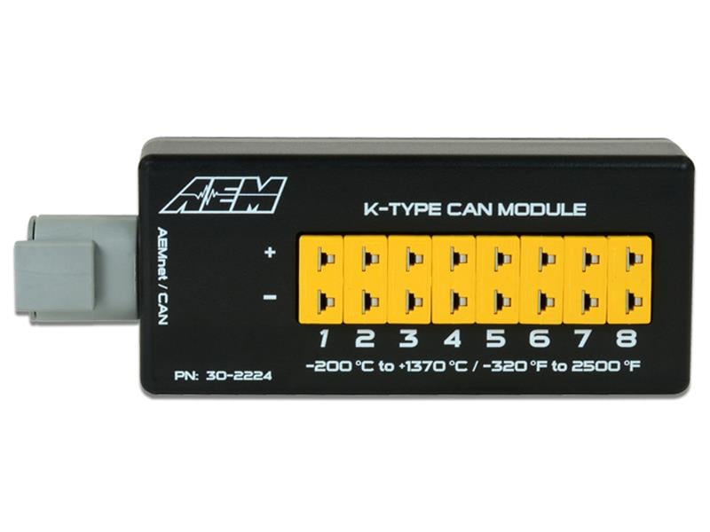 8-Channel K-Type Exhaust Gas Temperature (EGT) CAN Module