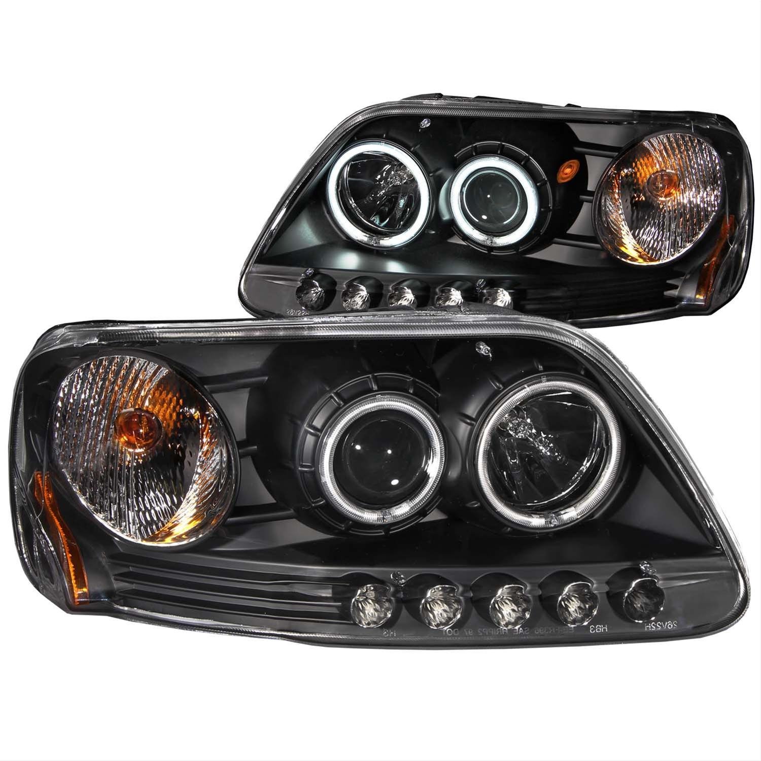Black Housing Headlights 1997-2003 Ford F-150/Expedition