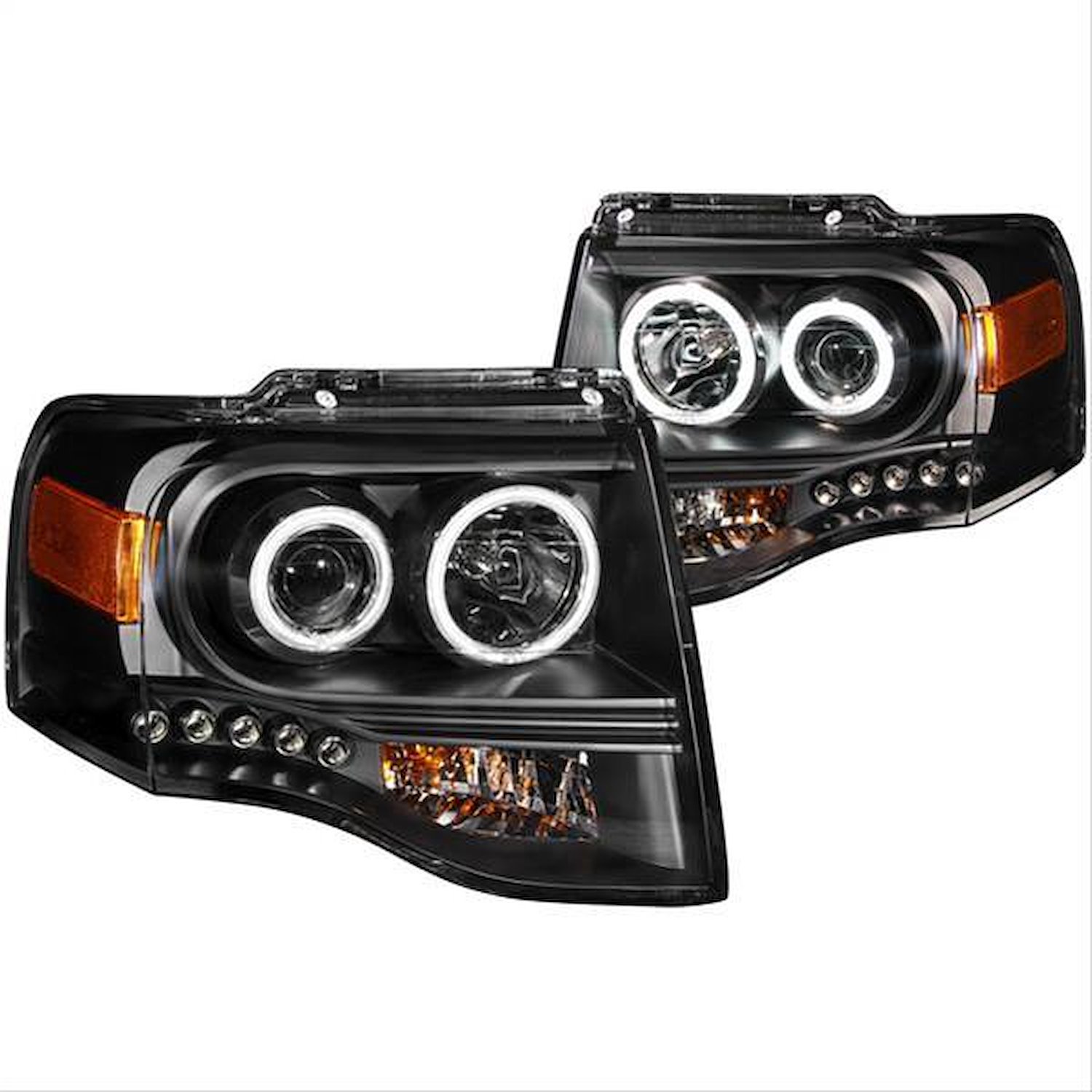 Black Housing Headlights 2007-2012 Ford Expedition