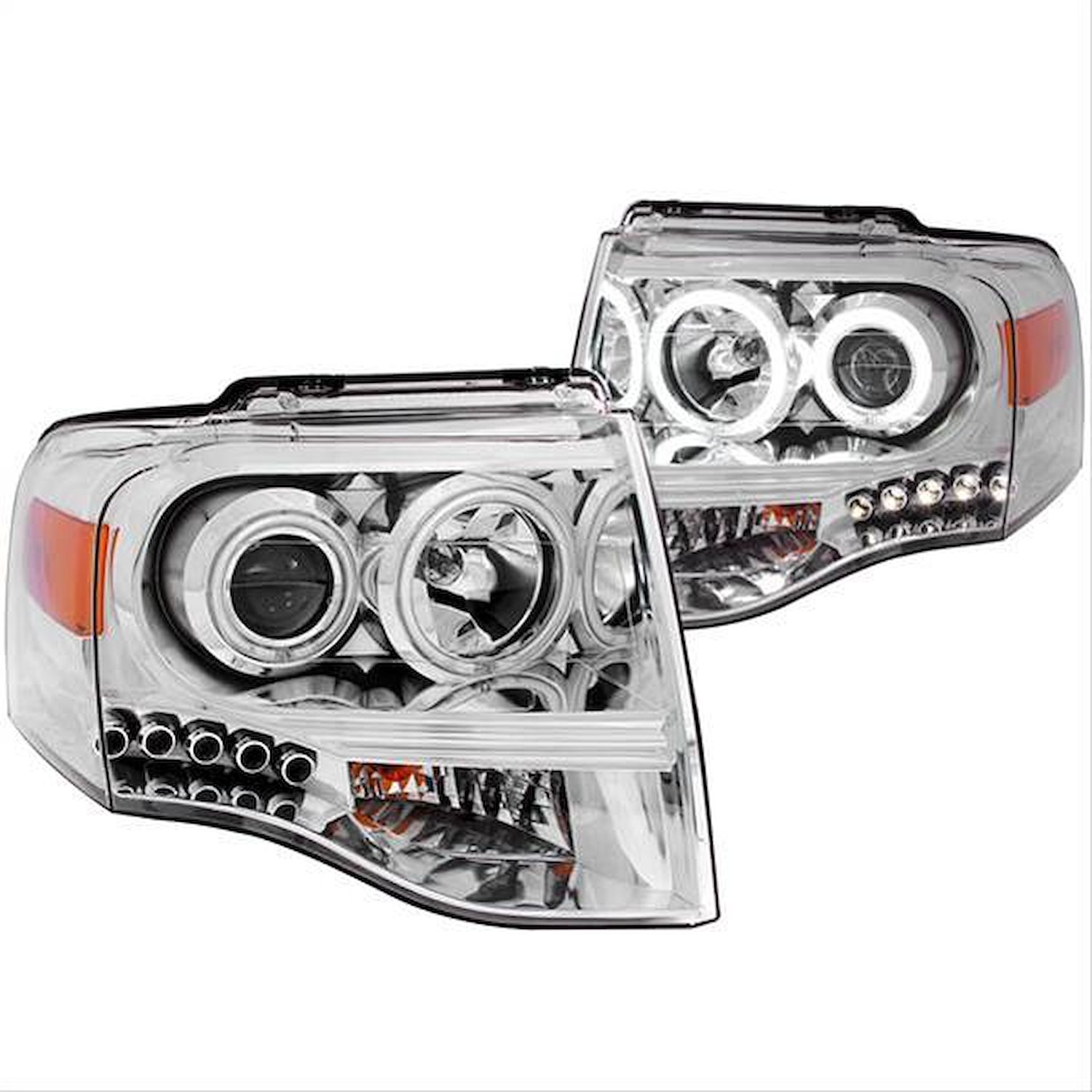 Chrome Housing Headlights 2007-2013 Ford Expedition