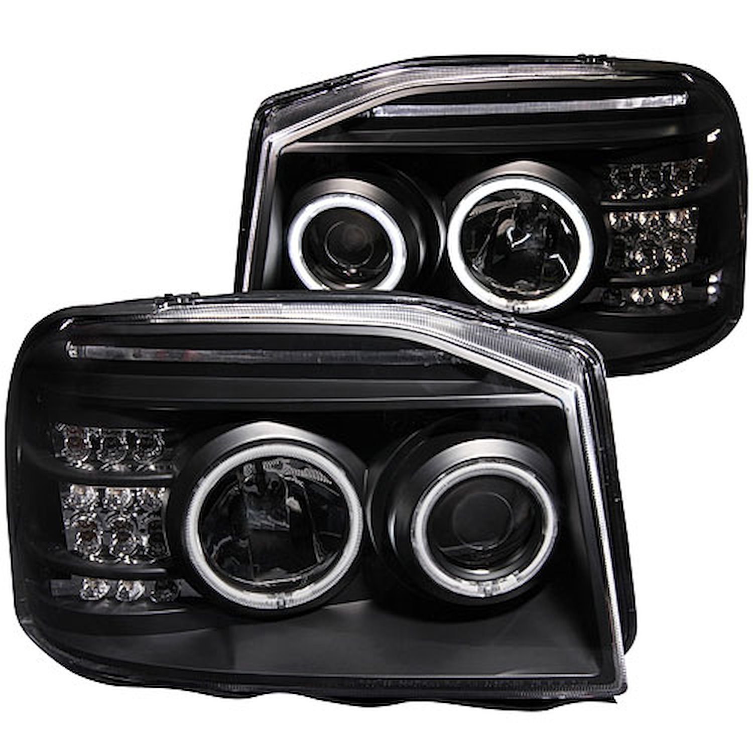 Black Housing Headlights 2001-2004 for Nissan Frontier