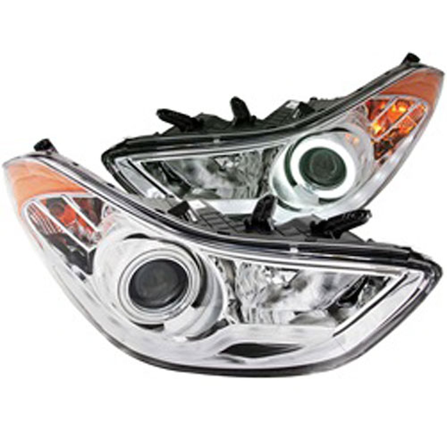 Chrome Housing Headlights 2011-2013 Hyundai Elantra