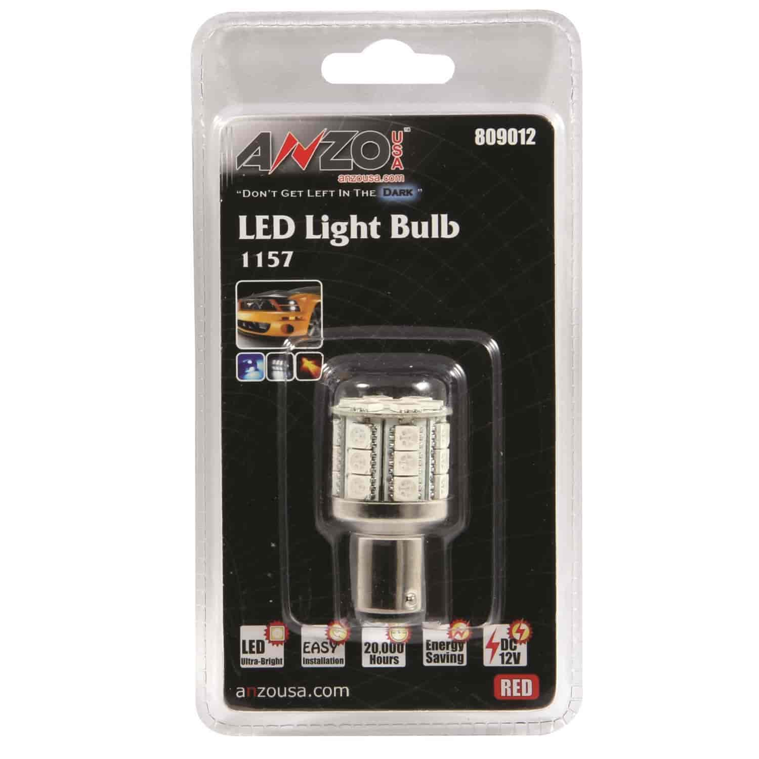 LED Universal Light Bulb 1157 Red -28