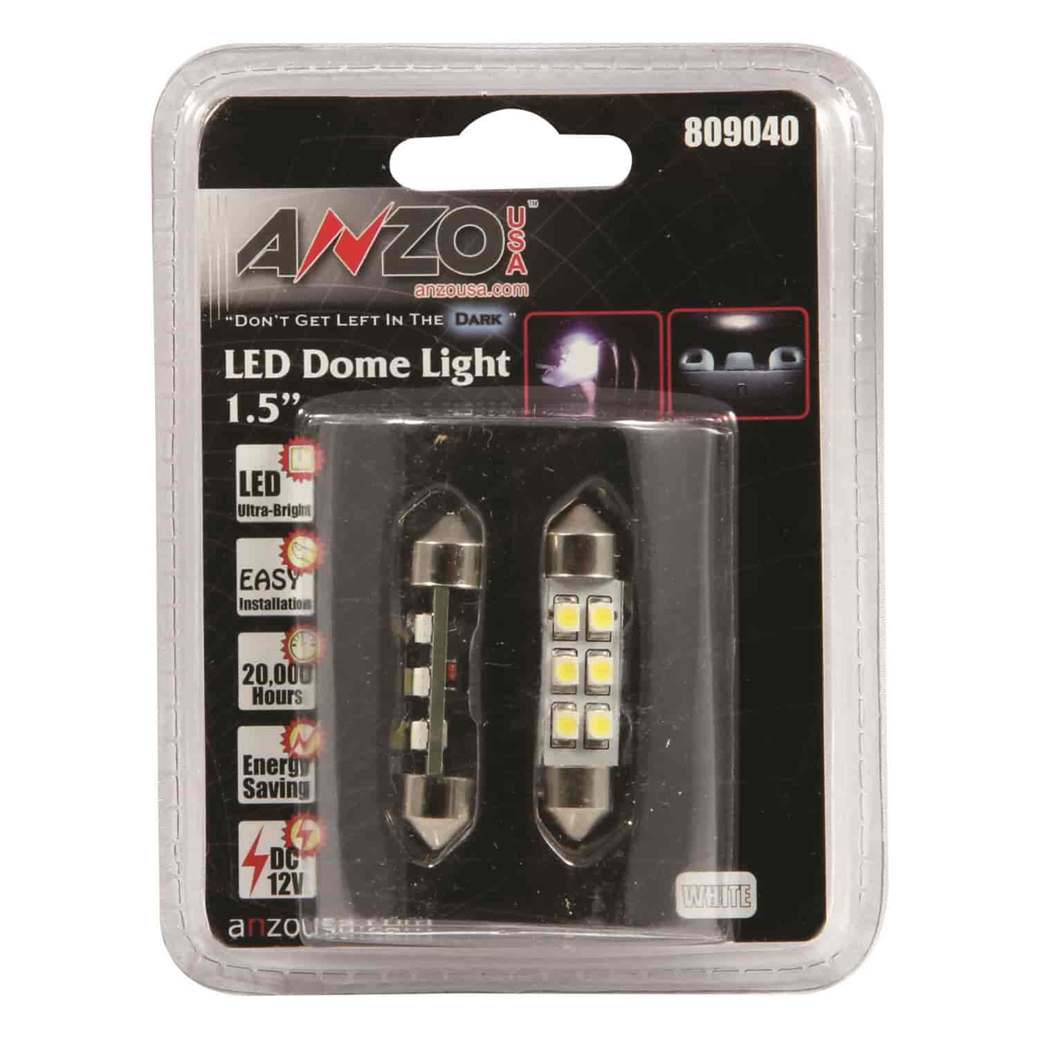 Dome LED Light Bulb 1.5"