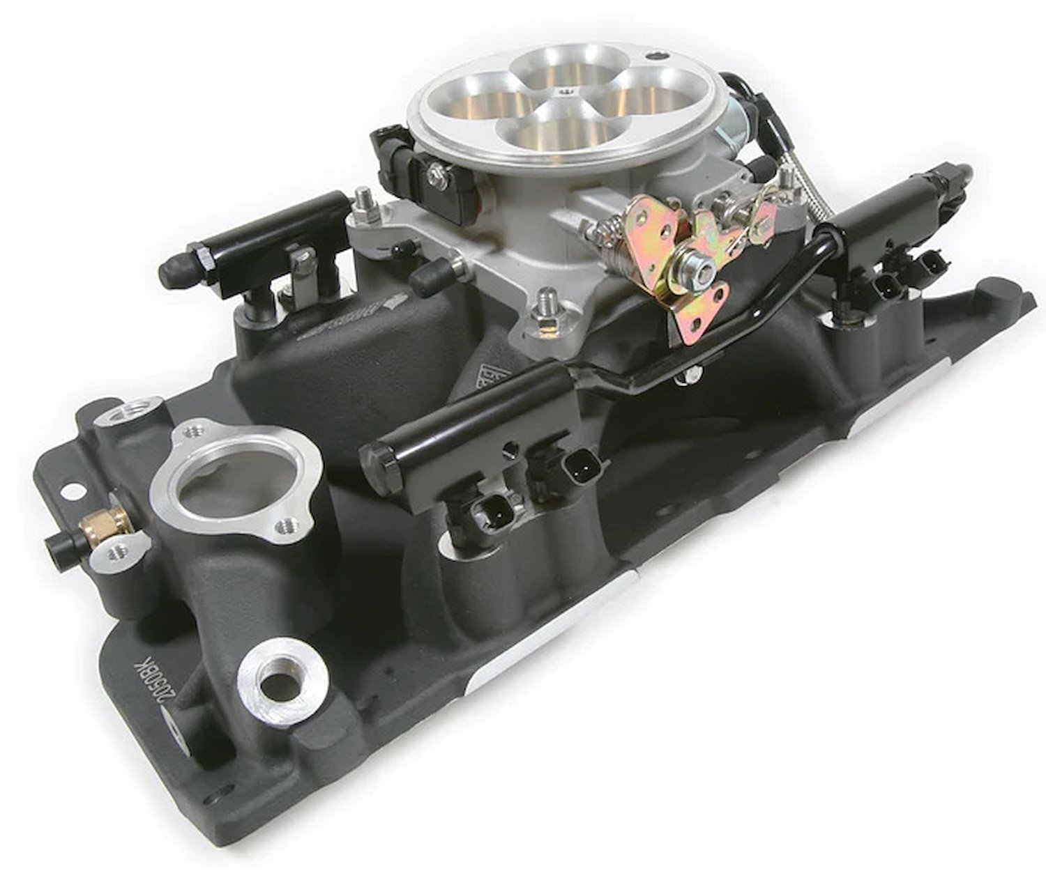 AS2013B-SBC-B4150 Wildcard Sequential Multi-Port Injection EFI System, Small Block Chevy, with Black 4150 Intake Manifold