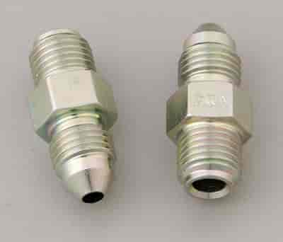 -03AN Hose Fitting Dash Size 3/8-24 Brake Thread Size 1.07in. Long - S.A.E. 37 deg. Male Flare To 30 deg. Inverted Flare