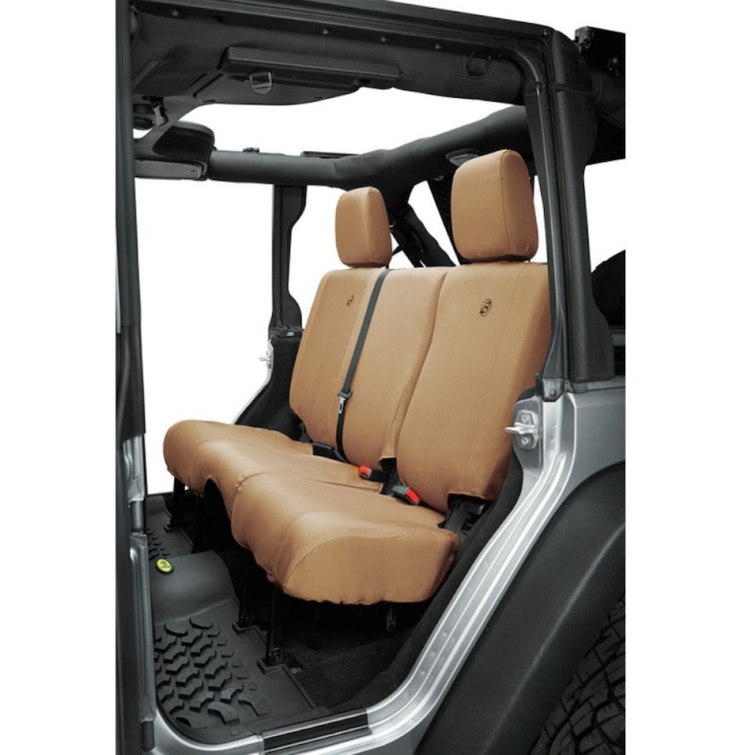 Seat Covers, Tan, Fits Factory Seats w/o Fold Down Arm Rests, Sold Individually,