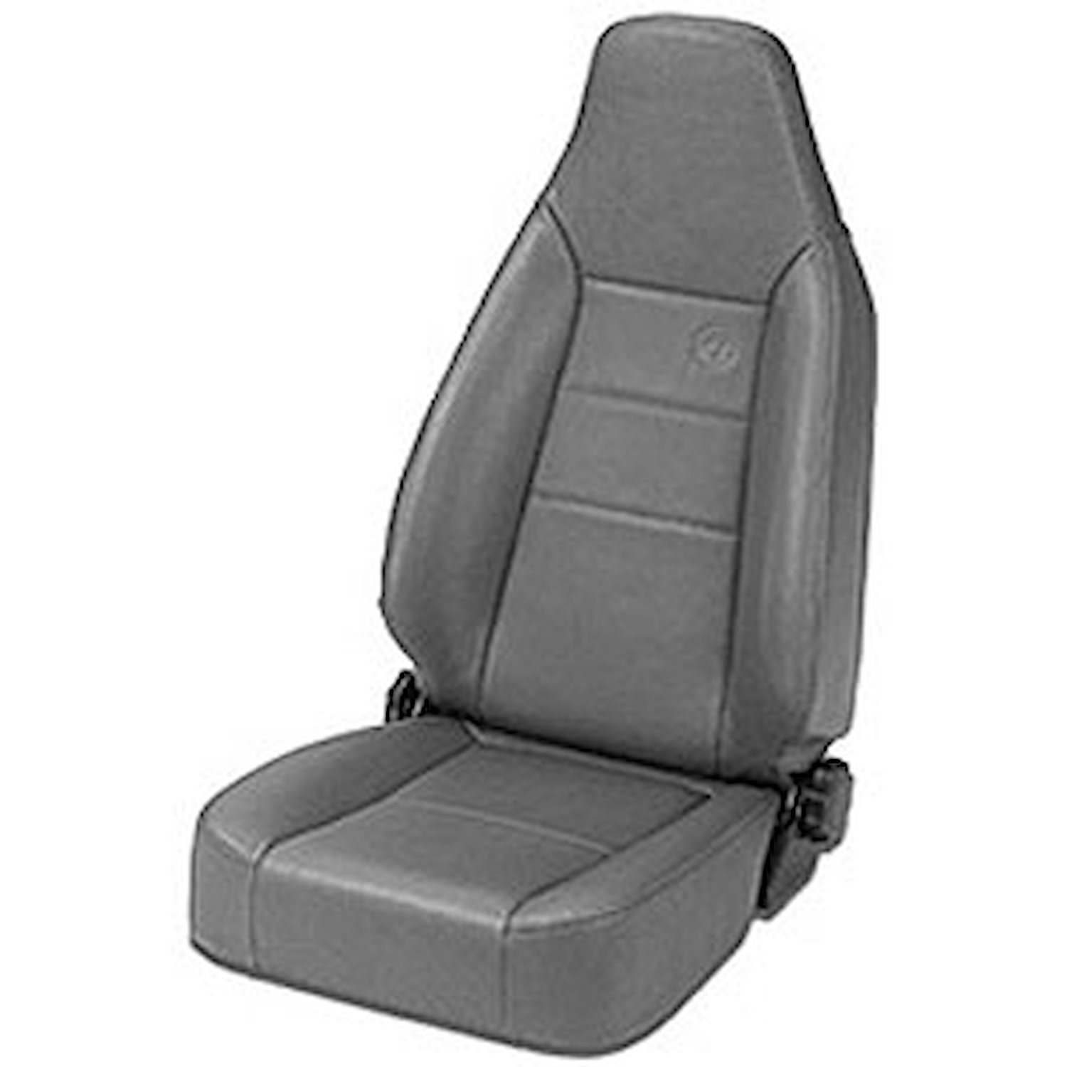 Trailmax II Sport Seat, Charcoal, Front, High-Back, Vinyl, Bucket, Driver Or Passenger Side
