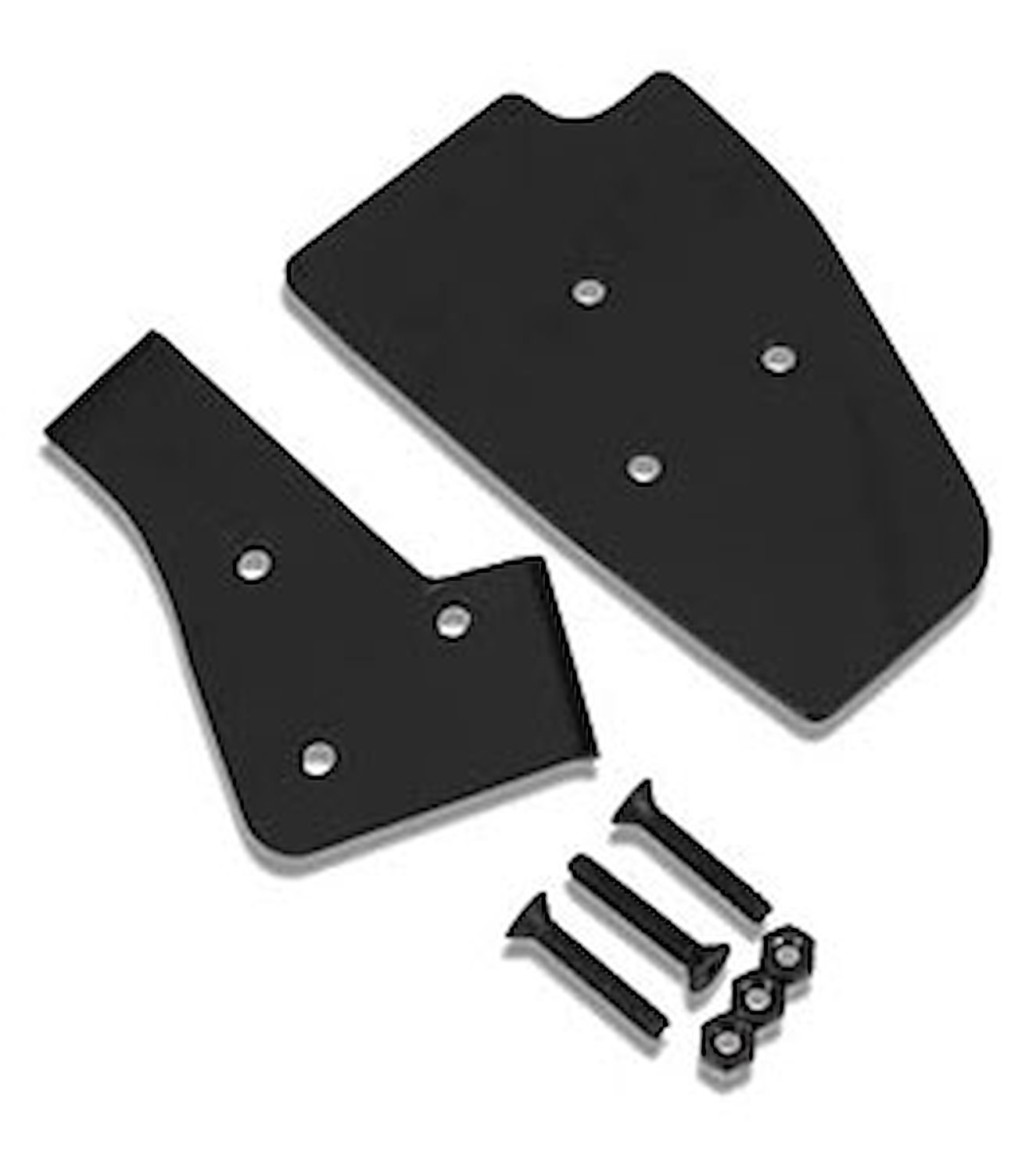 Mirror Mounting Brackets, Black, Sold In Pairs, Half Door, For Use w/PN[51261], [Available While Supplies Last],