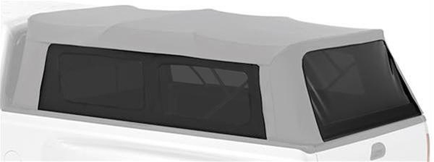 Window Replacement Set, Black Diamond, Incl. 2 Side Windows And 1 Rear Window, Supertop for Truck PN[76307],