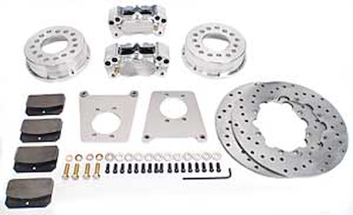 Rear Drag Race Brake Kit 8.8 Ford Housing Ends