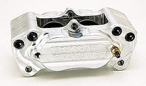 AC-02-C 4 Piston Drag Race Rotor Style Caliper Billet 6061 Aluminum Construction