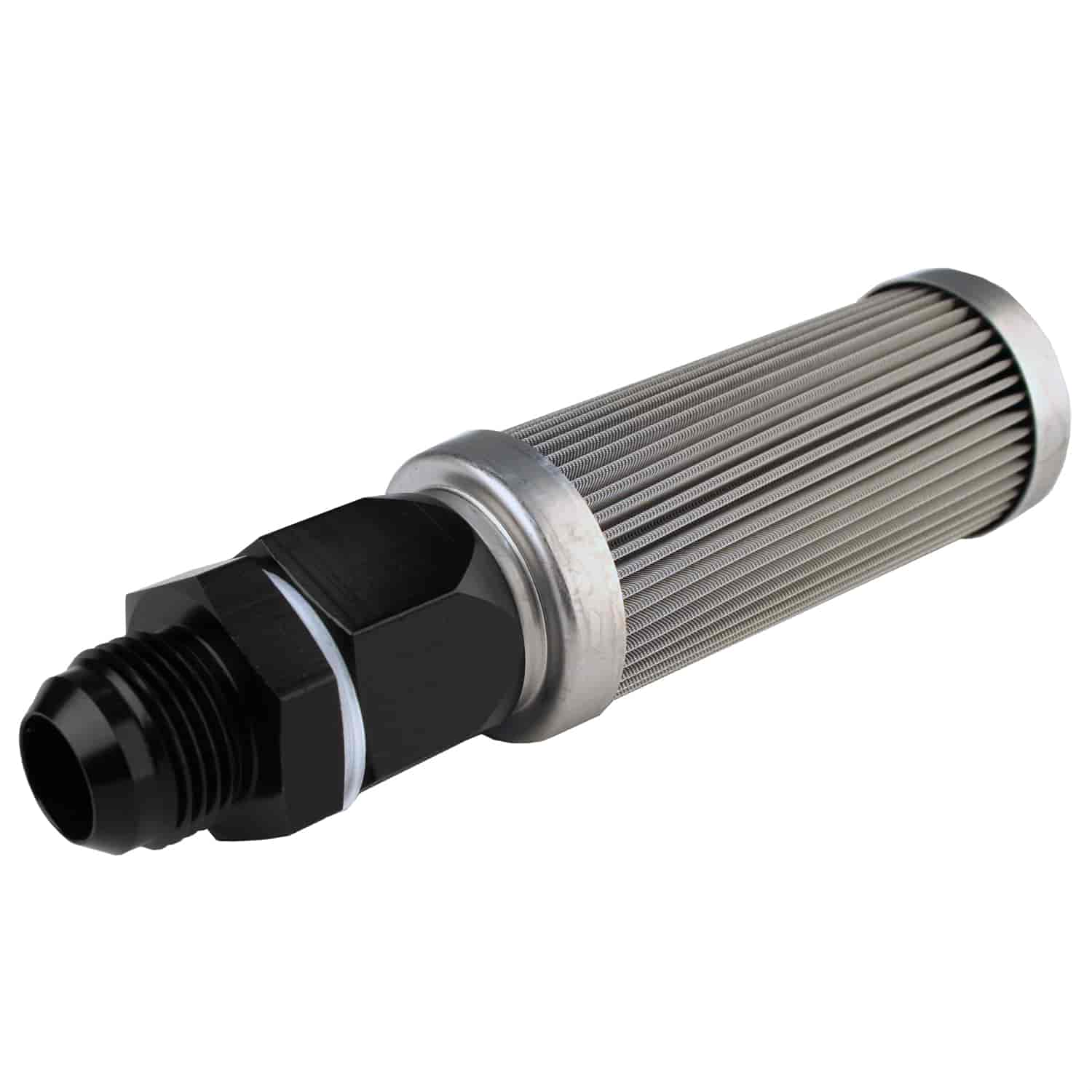 Stealth 100-micron Stainless Steel Bulkhead Fuel Filter