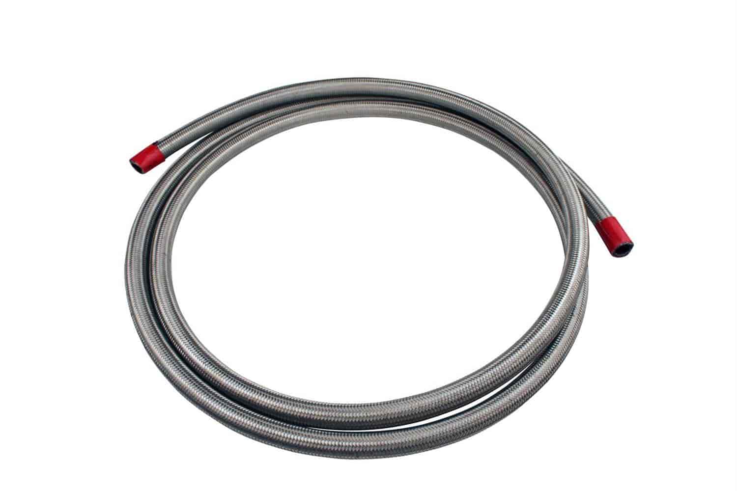 Braided Stainless Steel Fuel Hose -8AN x 8 ft