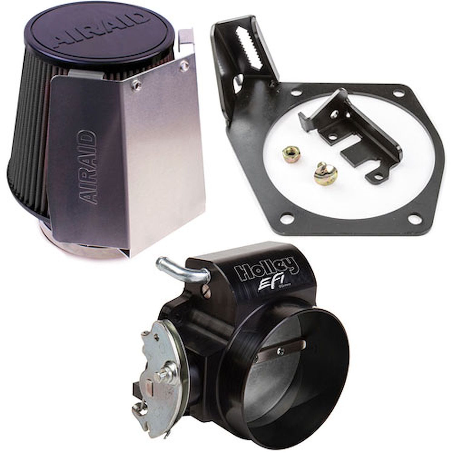 LS Throttle Body Intake Kit Includes: Airaid LS Engine Shielded Air Filter (Black)