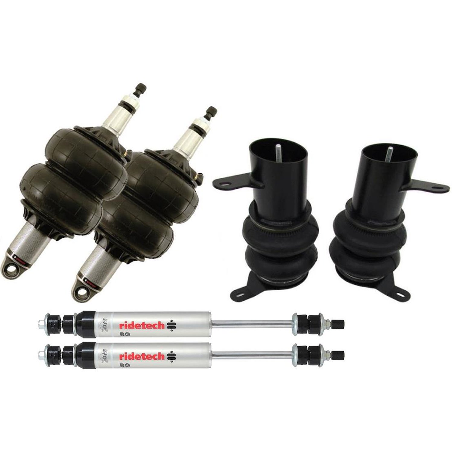 Air Suspension System for 58-60 Cadillac. Includes front HQ Series Shockwaves/ rear CoolRide and rea