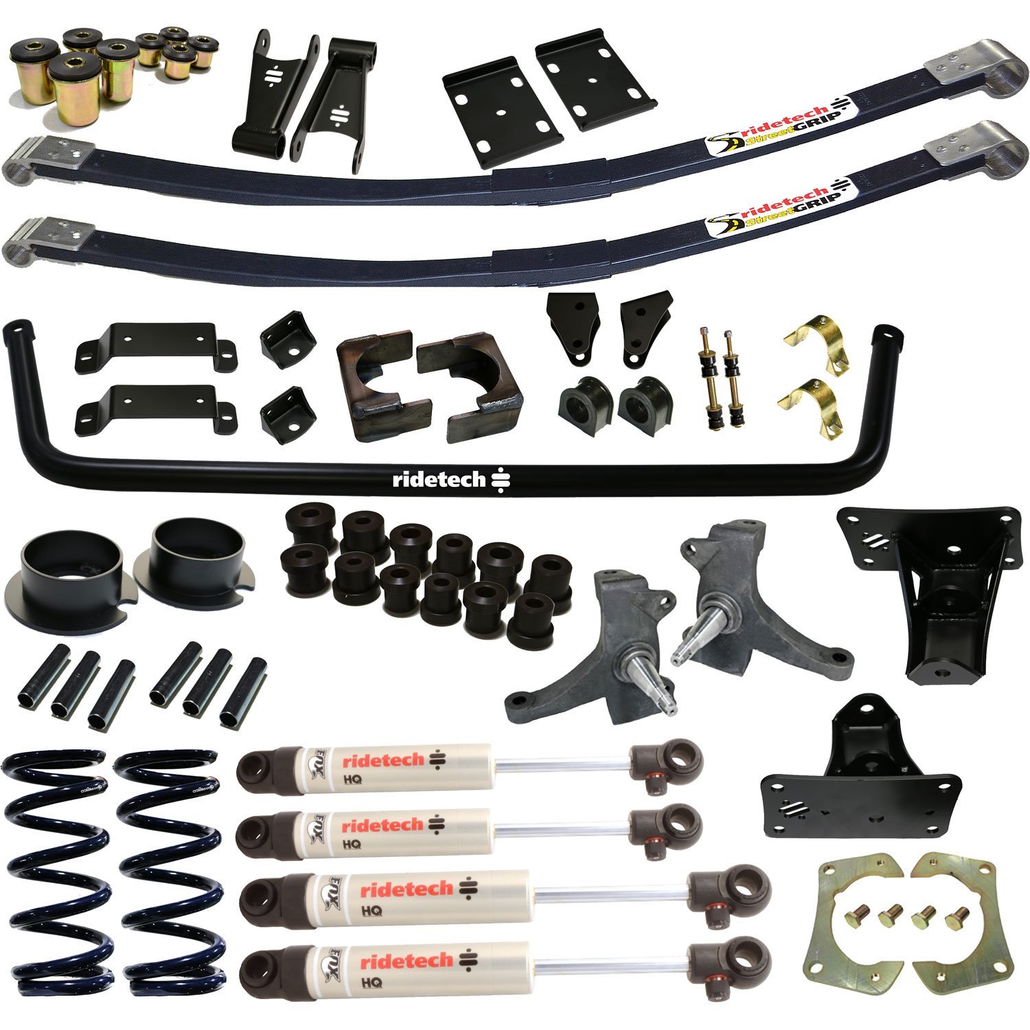 StreetGrip Suspension System for 1973-1987 GM 2WD Trucks w/Small Block, GM LS Engines (Includes Control Arm Bushing Kit)