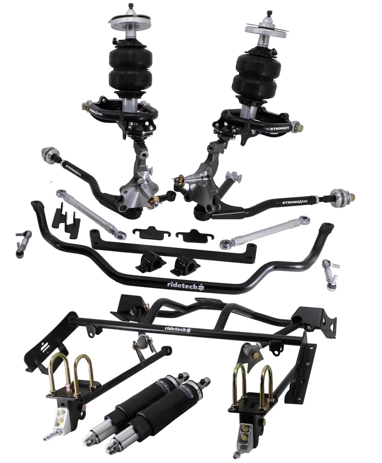 Air Suspension System for 64-66 Mustang. Includes front and rear HQ Series Shockwaves/ Front TruTrun