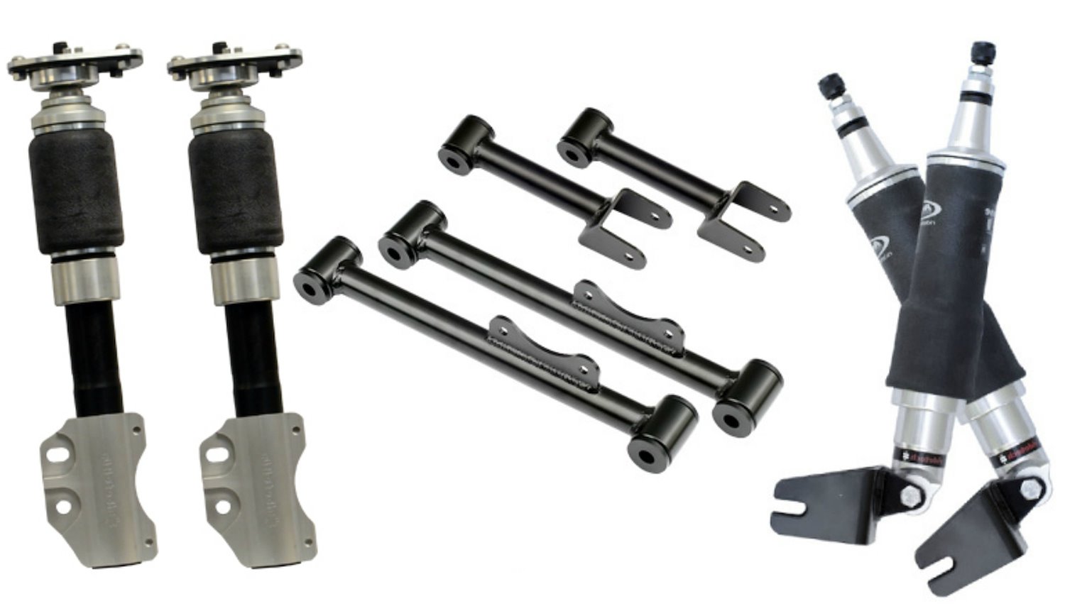 Air Suspension System for 94-04 Mustang. Includes HQ Series front Shockwaves/ HQ Series rear Shockwa
