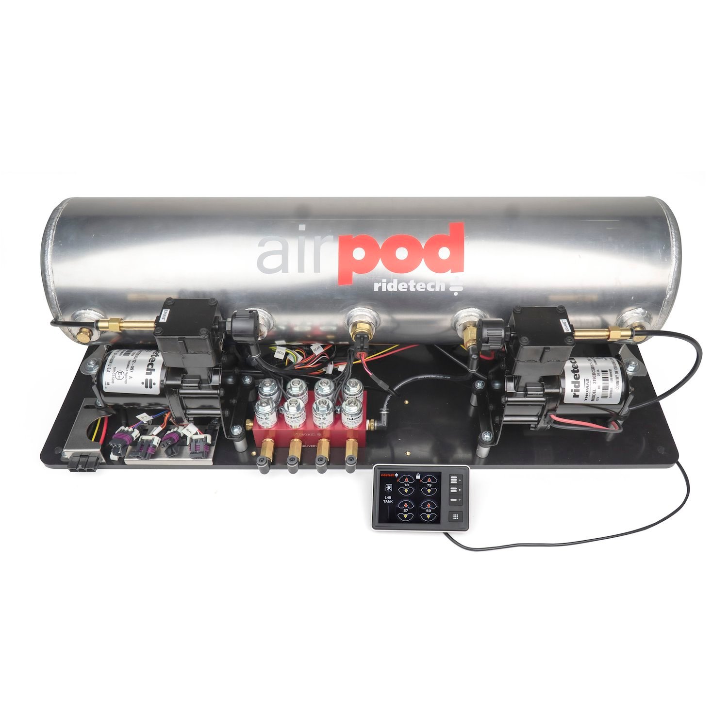 30514100 RidePro E5 Air Ride Suspension Control System [5-Gallon AirPod | Dual Compressor]