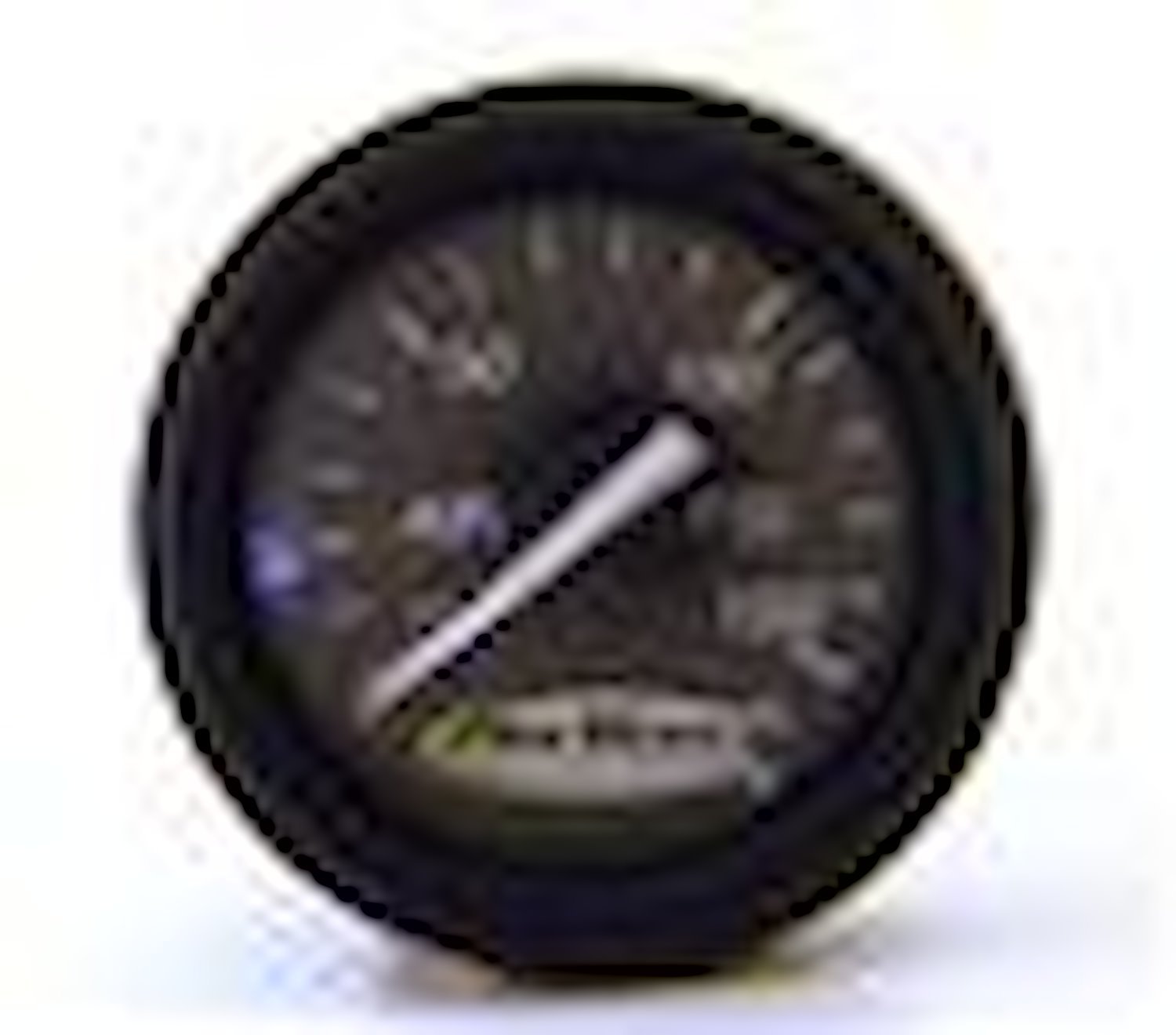 Air Pressure Gauge Dual Needle Black Face - 150psi. w/ fittings