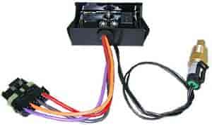 Engine Temperature Controller Automatically Controls Fan and Water Pump to Maintain Temperature.