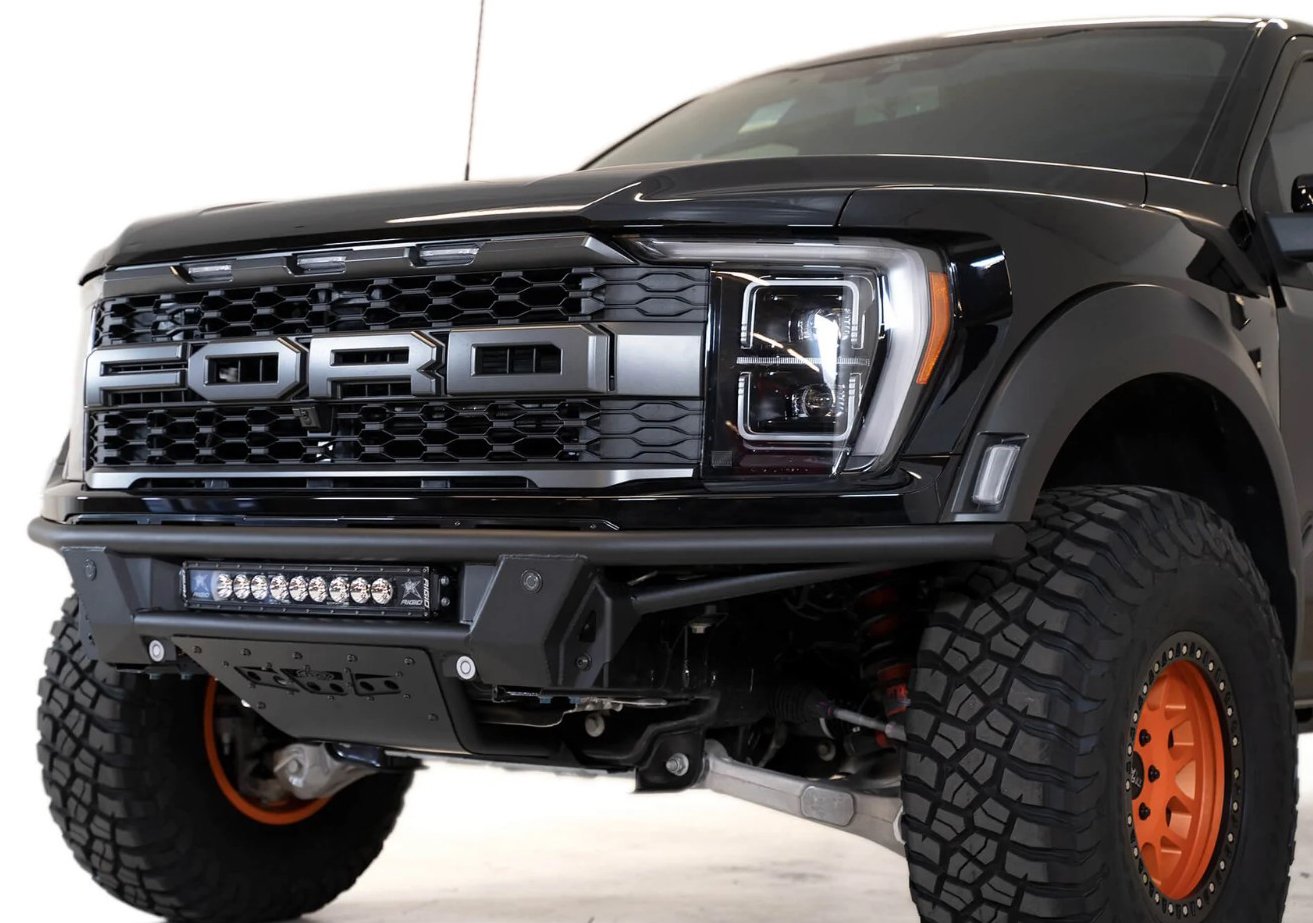 ADD PRO Bolt-On Front Steel Bumper for Late-Model Ford F-150 Raptor Truck [High-Clearance]