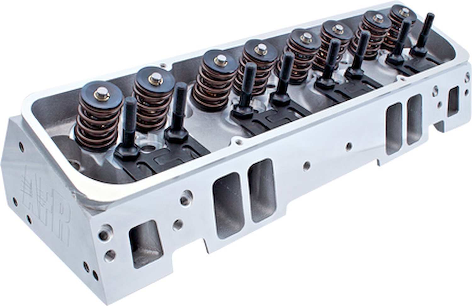1001 Fully Assembled 195cc Enforcer Cylinder Head, Straight Plug for Small Block Chevy