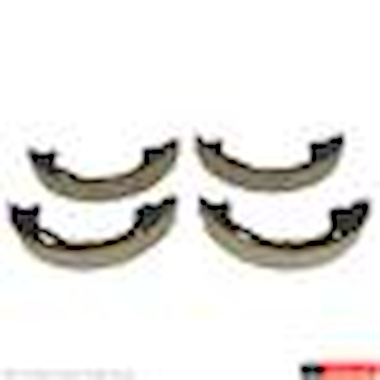 Parking Brake Shoes for Select 2003-2011 Ford, Lincoln, Mercury