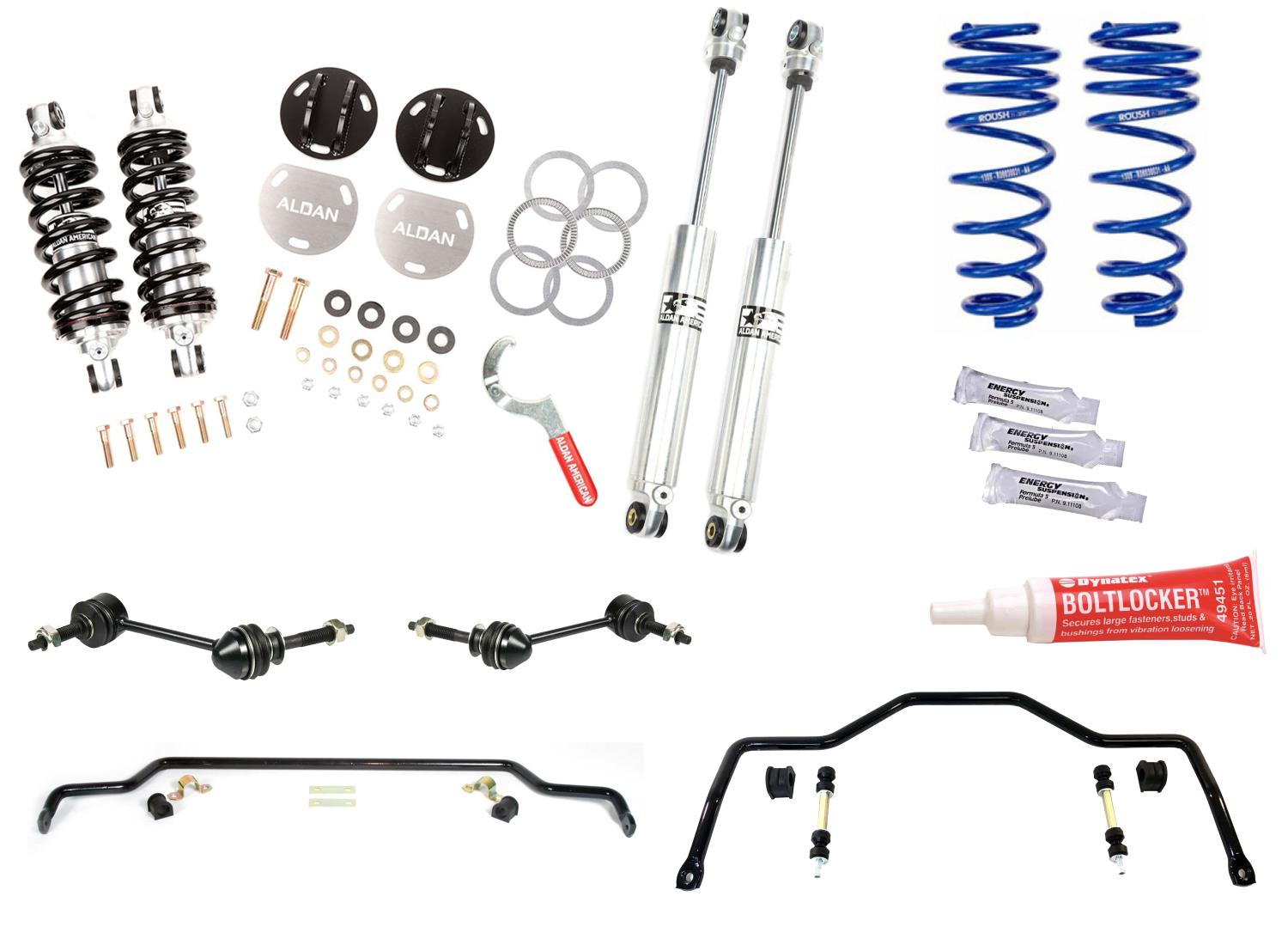 300364 Ford Platform Handling Kit for 2003-2011 Ford Crown Victoria [Ford Mustang GT Rear Coil Springs] 2.500 in. Drop
