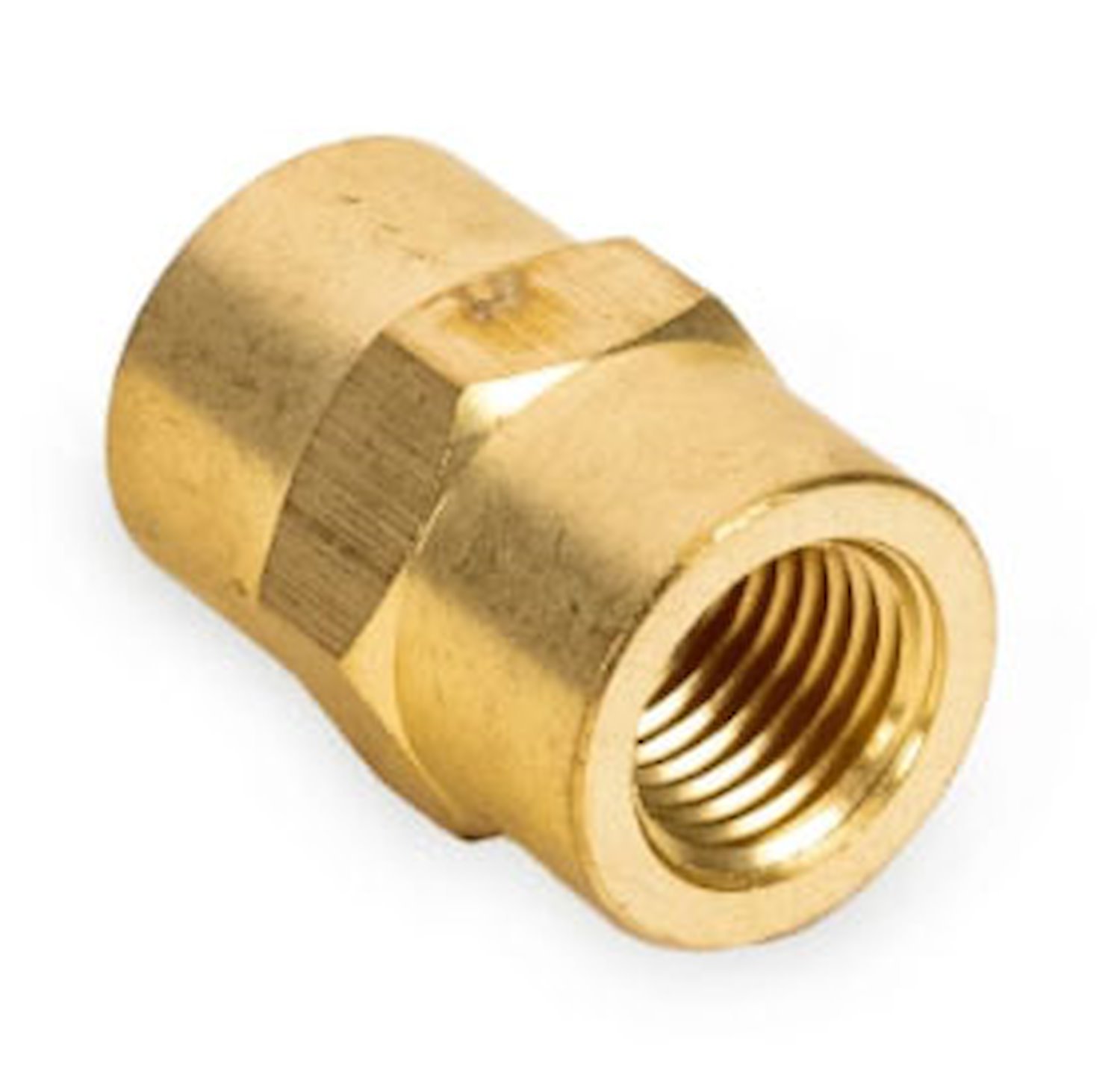Brass Straight Female Coupling, 1/4 in. NPT to 1/4 in. NPT