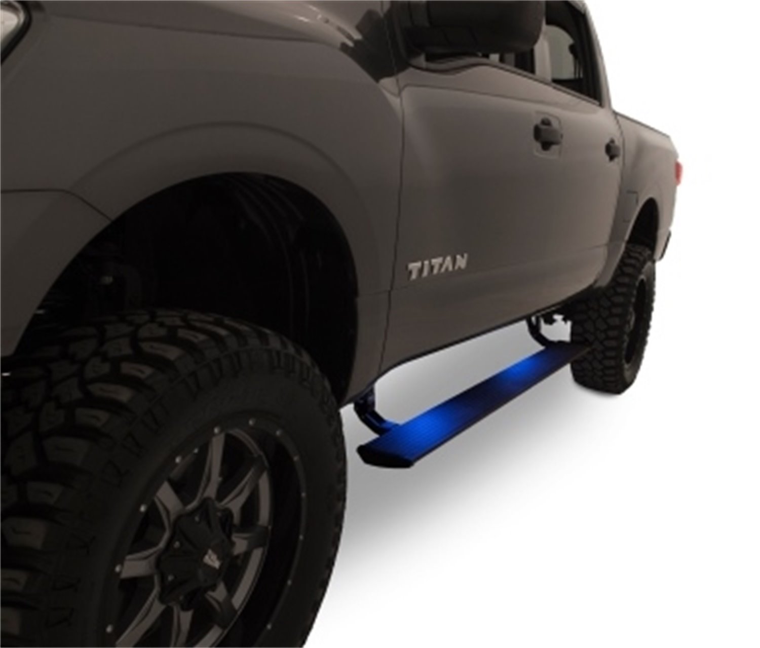 75120-01A PowerStep Automatic Running Boards, Fits 2016-2019 Nissan Titan/Titan XD, All Cabs