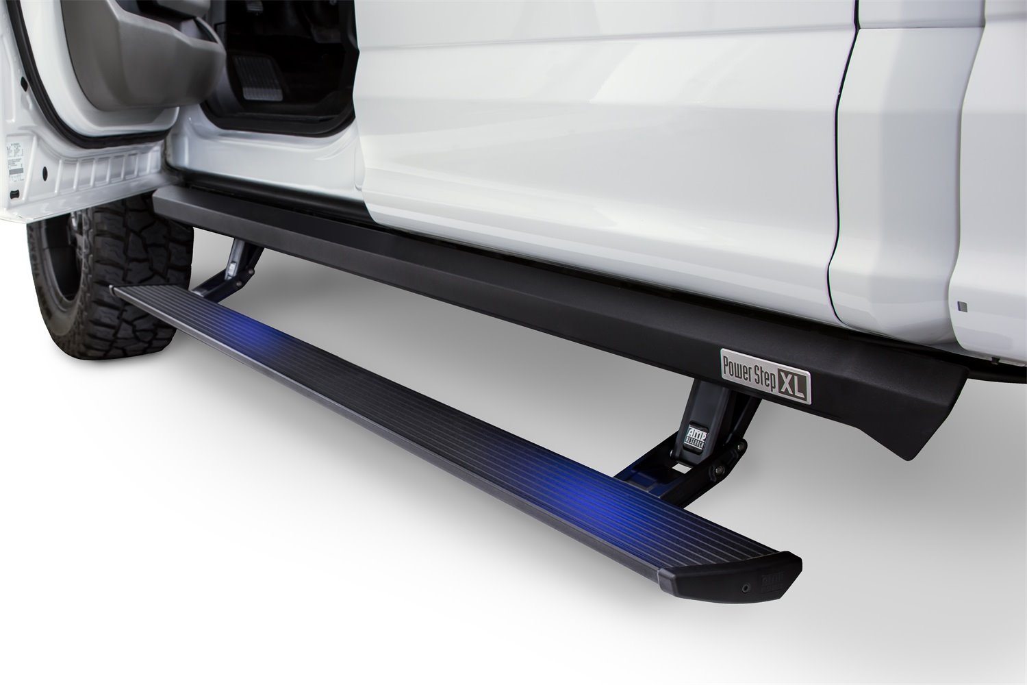 77104-01A PowerStep XL Electric Running Boards, 3 in. Additional Drop, Fits 04-07 F-250/350/450, Crew Cab Only