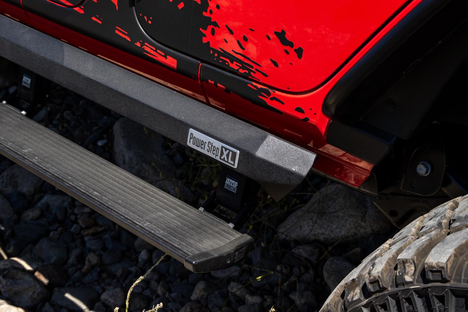 77133-01A PowerStep XL Electric Running Boards, 1.5 in. Additional Drop, Fits Select Jeep Wrangler JL, Gas Only, 2-Door