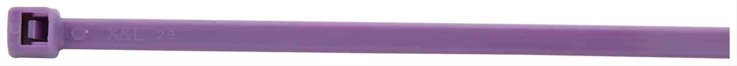 Purple Nylon Wire Ties Length: 7-1/4"