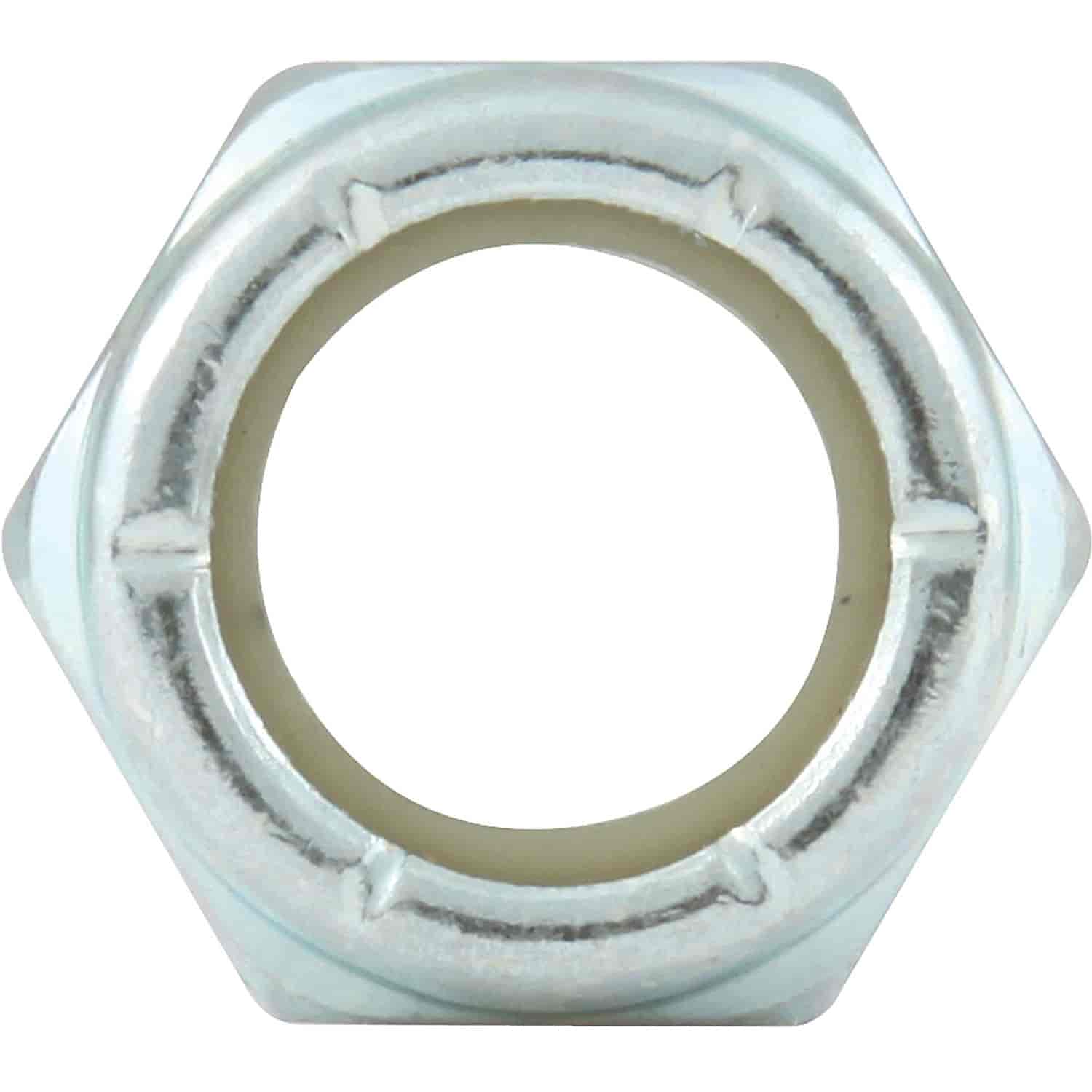 Fine Thread Hex Nuts Thin With Nylon Inserts 1/2"-20