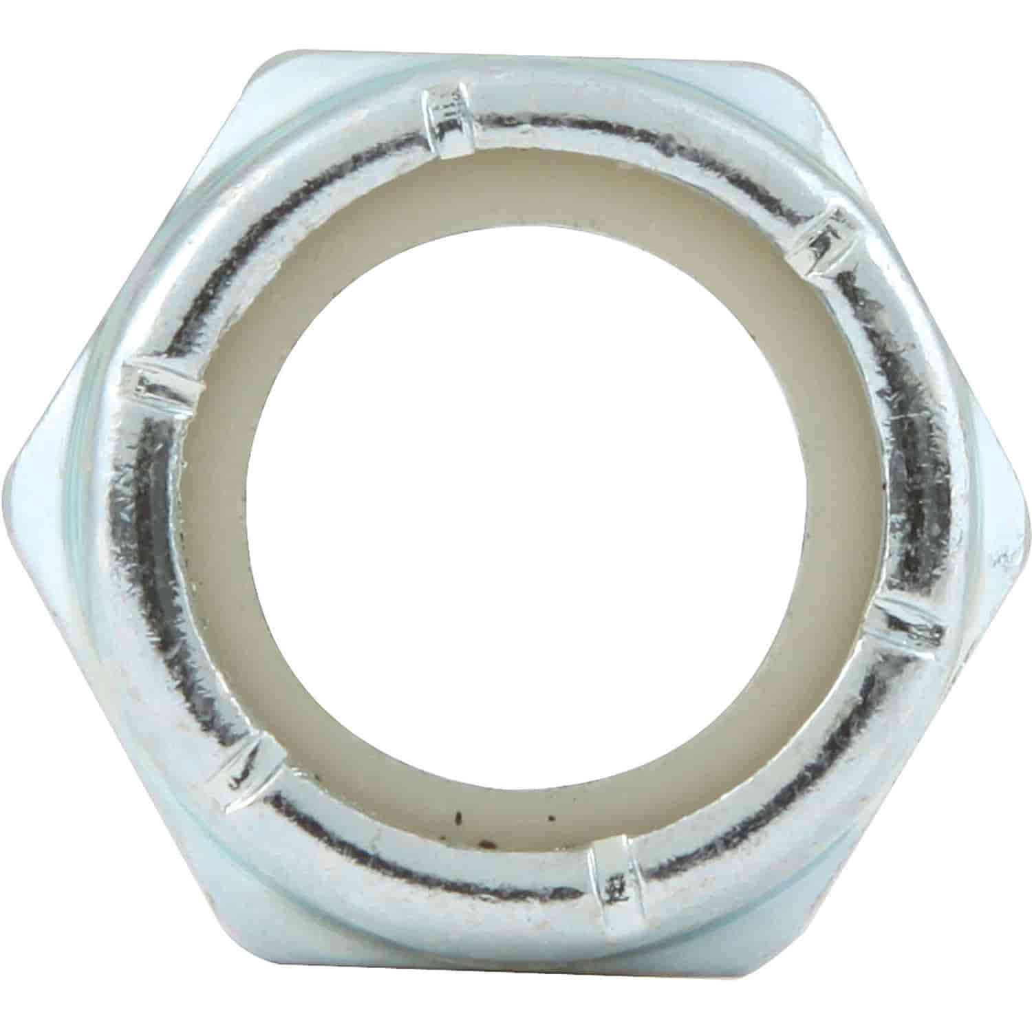 Fine Thread Hex Nuts Thin With Nylon Inserts 5/8"-18