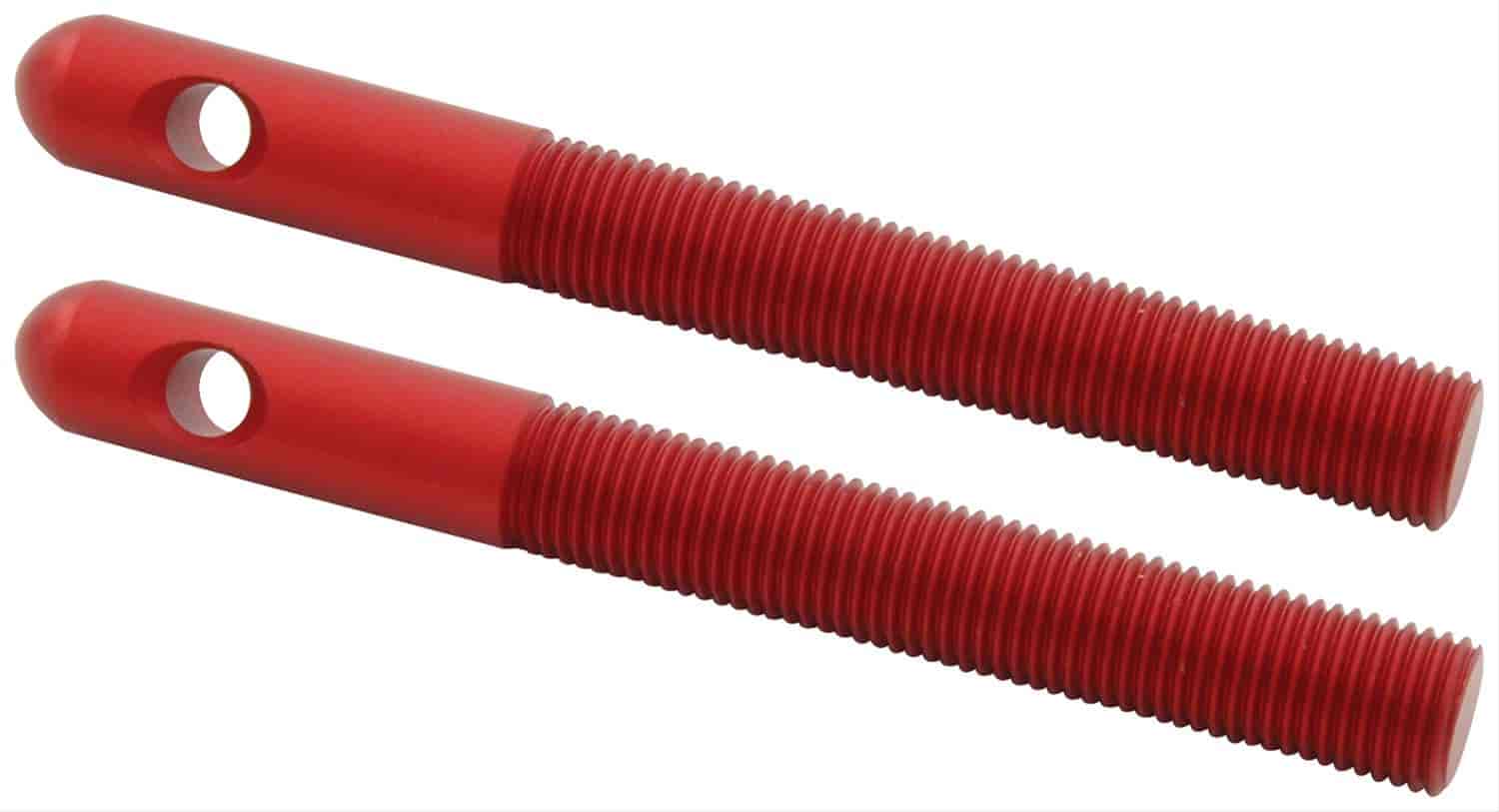Replacement Aluminum Hood Pins 3-1/2" x 3/8" Diameter Pins Red