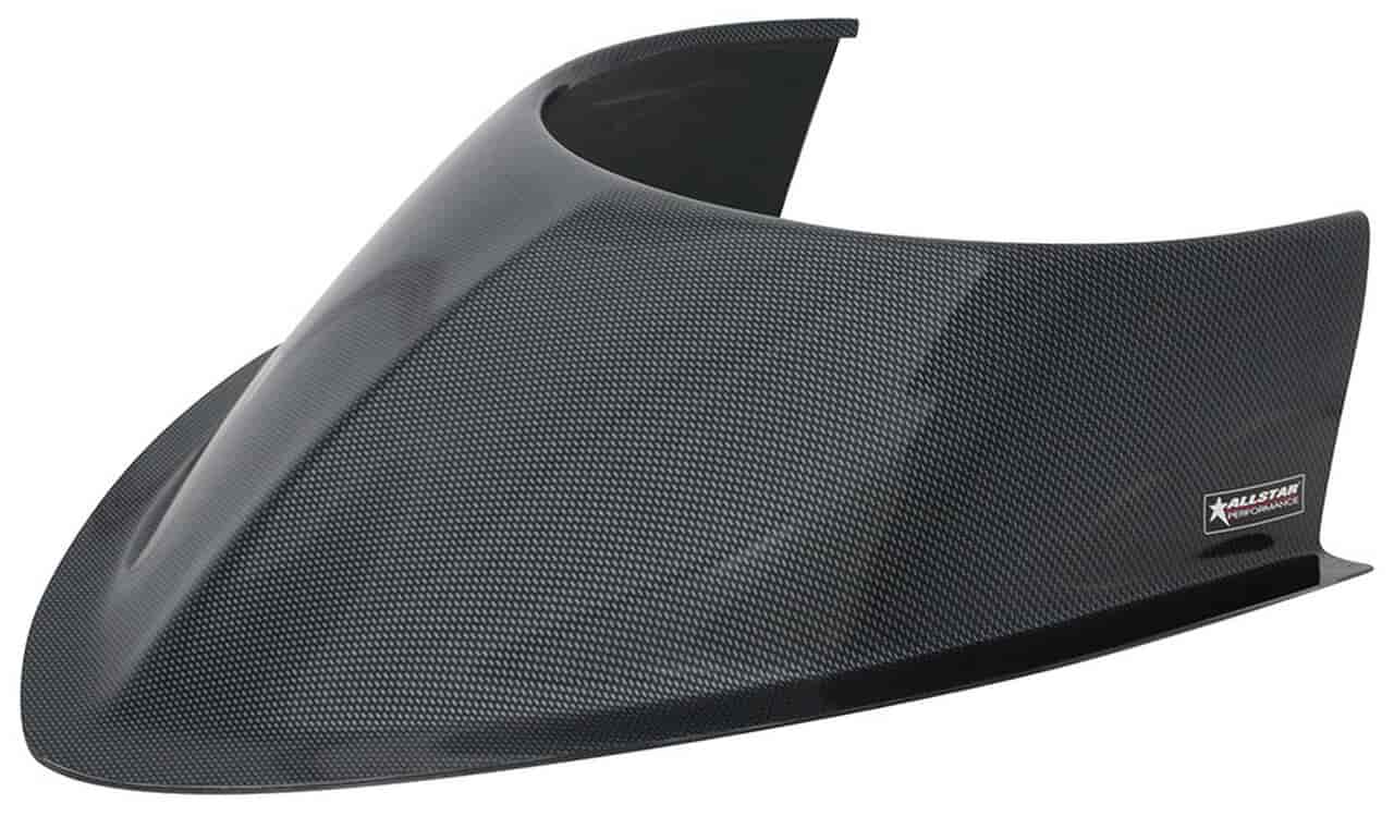 Hood Scoop Long Tapered Front 5.500 in. Tall