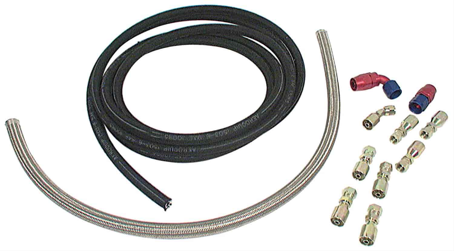 Power Steering Hose Kit Ford Rack and Pinion Steering Front Mount